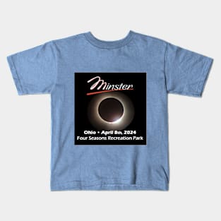 Minster Ohio April 8 2024 Eclipse 1 Kids T-Shirt